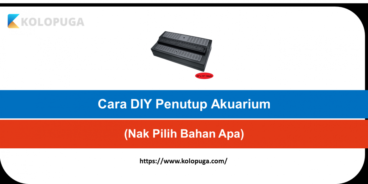 Cara DIY Penutup Akuarium(Nak Pilih Bahan Apa)
