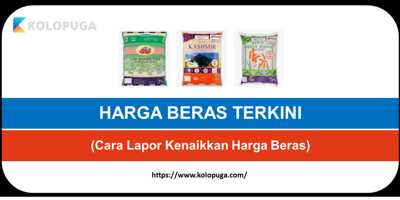 HARGA BERAS TERKINI DI MALAYSIA & SELURUH DUNIA